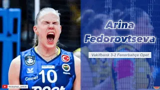 Arina Fedorovtseva │ Volleyball Star │ Vakifbank vs Fenerbahçe Opet │Axa Sigorta Kupa Voley Final