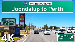 Drive to Perth City - from Joondalup, Western Australia - Ambient Audio / POV