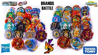 BRANDS BATTLE: HASBRO vs TAKARA TOMY BEYBLADE BURST RISE vs GT Gachi ベイブレードバーストGT MEGA MARATHON