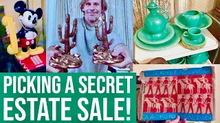 Treasure Hunting at an Estate Sale! | Uncovering Vintage Finds in a 1940s Home