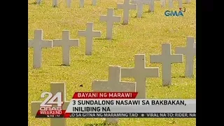 3 sundalong nasawi sa bakbakan, inilibing na