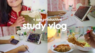 Following 4 am morning routine | study vlog | CBSE class 12