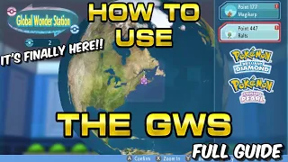 How to Use the GWS (GLOBAL WONDER STATION) in POKEMON BRILLIANT DIAMOND & SHINING PEARL