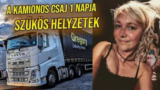 SZŰKÖS HELYZETEK -  I A Kamionos Csaj 1 napja 2.rész