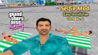 How To Install Selfie Mod In GTA Vice City(Photocamera Selfie Mod Cheat Code)