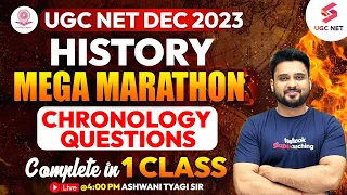 UGC NET History Marathon Revision | UGC NET History Chronology Questions Marathon | Ashwani Sir