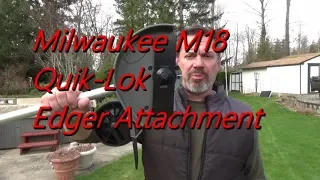 Milwaukee M18 QUIK-LOK Edger Attachment 49-16-2718