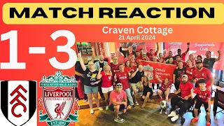 FULHAM 1-3 LIVERPOOL | T. ALEXANDER-ARNOLD, R. GRAVENBERCH SCORE WORLDIES | JOTA SCORES | REACTION