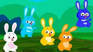 Five Little Rabbits | Nursery Rhymes | Baby Songs For Children | Kids Rhyme