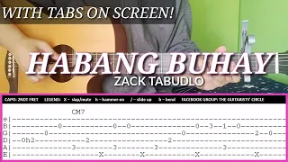 habang buhay fingerstyle tabs - abz collado | zack tabudlo