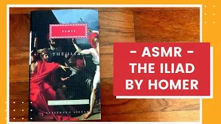 The Iliad by Homer book review and detail satisfying asmr unboxing