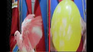 تعلم العاب الخفة # 670 ...  balloon to dove  magic trick revealed