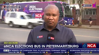 eNCA election bus in Pietermaritzburg