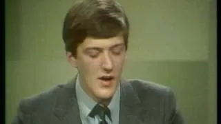 Stephen Fry on University Challenge 1980