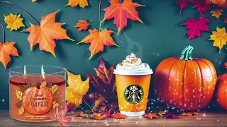 Pumpkin spice radio 🎃🍂 Coffee shop jazz music 🤎 Relaxing 🤎