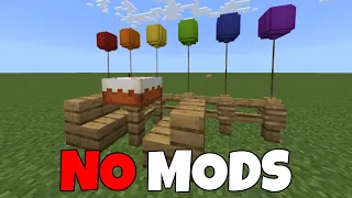 HOW TO MAKE BALLOONS IN MINECRAFT WITHOUT MODS!