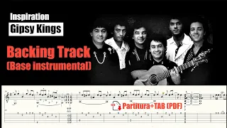 BACKING TRACK / Inspiration / GIPSY KINGS / Partitura y TAB (PDF)