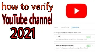 How to verify new YouTube channel | How to verify YouTube account 2021 |YouTube Account Verification