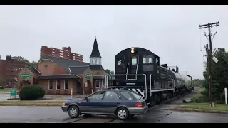 Chilling close calls at Wilkes-Barre, Pa. railroad crossing