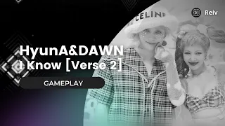 『SuperStar P NATION』HyunA&DAWN 'I Know' [Verse 2] | Hard mode 3 stars gameplay