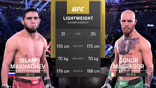 Islam Makhachev vs Conor McGregor Full Fight - UFC Fight Night