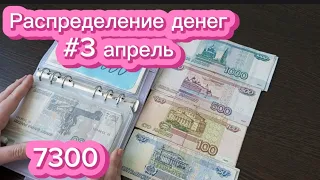 Распределение денег по конвертам #3 Апрель |система денежных конвертов 💸💌