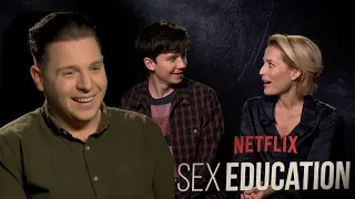 Sex Education's Gillian & Asa: It was intense!