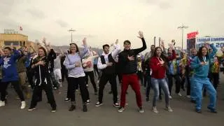 Flashmob Olympic Park Sochi 2014