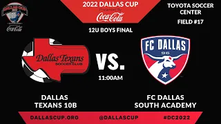 2022 Dallas Cup presented by Coca-Cola - U12 Championship