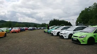 Ford RST treffen Nurburgring 2019 very loud exhaust !