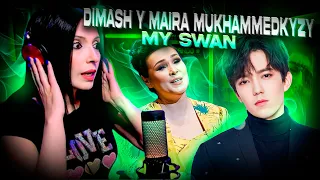 DIMASH Qudaibergen y MAIRA Mukhammedkyzy - My Swan | CANTANTE ARGENTINA - REACCION & ANALISIS