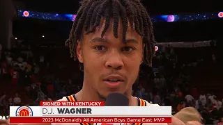 D.J. Wagner TOOK OVER The 2023 McDonalds All-American Game 🔥