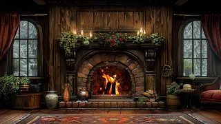 The Sound of Warmth - Relax and Immerse yourself in Hobbit Fireplace Melodies