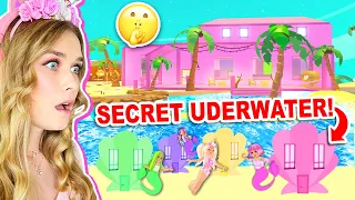 *SECRET* UNDERWATER MERMAID HOUSE On Our PRIVATE ISLAND In Adopt Me! (Roblox)