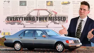 W140 Mercedes S500 S600 S class - The Unknown Really Good Stuff