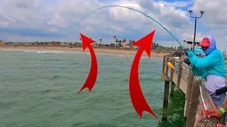 The Pier is on FIRE !!!! | You won't BELIEVE what he caught | Trout everywhere HERE