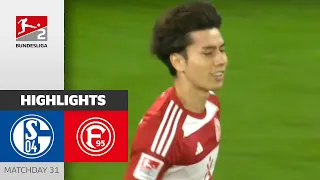 Tanaka Goal Secures Point! | Schalke 04 - Fortuna Düsseldorf 1-1 | Highlights | Matchday 31 - BULI 2