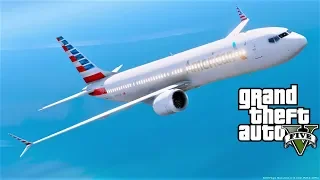 GTA 5 REAL LIFE MOD Boeing 737 Max 9