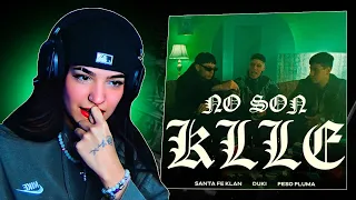 Reacción a NO SON KLLE | SANTA FE KLAN x DUKI x PESO PLUMA👺