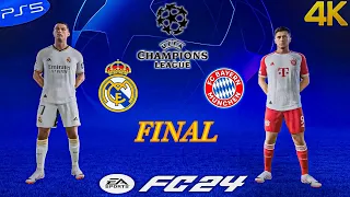 FC 24 - PS5 | Real Madrid vs Bayern Munich Ft Ronaldo,Lewandoski | Champions League Final-(4K 60FPS)