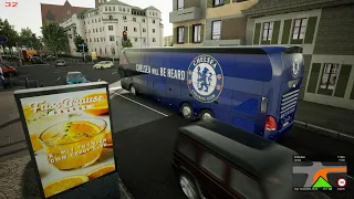 Fernbus Simulator- Chelsea Team Bus 💙💙💙.  Gameplay