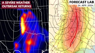 Wed 4/24/24 - Here's how the upcoming severe weather will unfold [Forecast Lab]