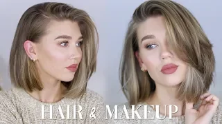 GRWM УКЛАДКА КАРЕ и ЭФФЕКТНЫЙ МАКИЯЖ НА КАЖДЫЙ ДЕНЬ