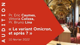 "Le variant Omicron, et après ?" : épidémiologistes et infectiologues auditionnés (10/02)