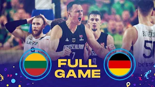 Lithuania v Germany | Full Basketball Game | FIBA EuroBasket 2022