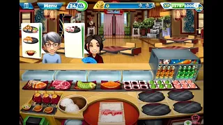 【Cooking Fever】🍣 SuShi Restaurant : Level 40 (3 stars) ⭐️⭐️⭐️