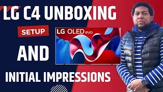 LG C4 | 42" OLED TV Unboxing, Setup & Initial Impressions