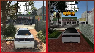 gta 5 mobile  vs.  gta 5 pc  | Side by Side Comparison | Part 2