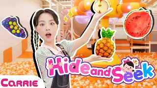 새콤달콤 과일 속은 어떻게 생겼을까?  과일 인형 찾기 놀이  a game of finding fruit dolls숨바꼭질 Hide and Seek