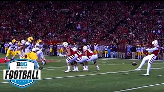 Something You Won't See Often: A Punt Goes for Negative Yards After A Bad Bounce | Big Ten Football